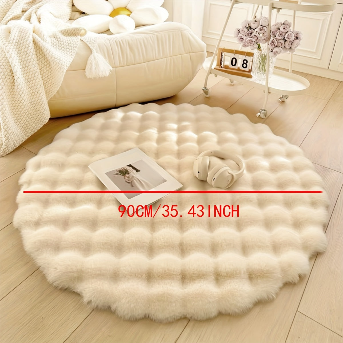 Round Rug for Stylish Spaces | Soft, Durable, Perfect for Home or Office
