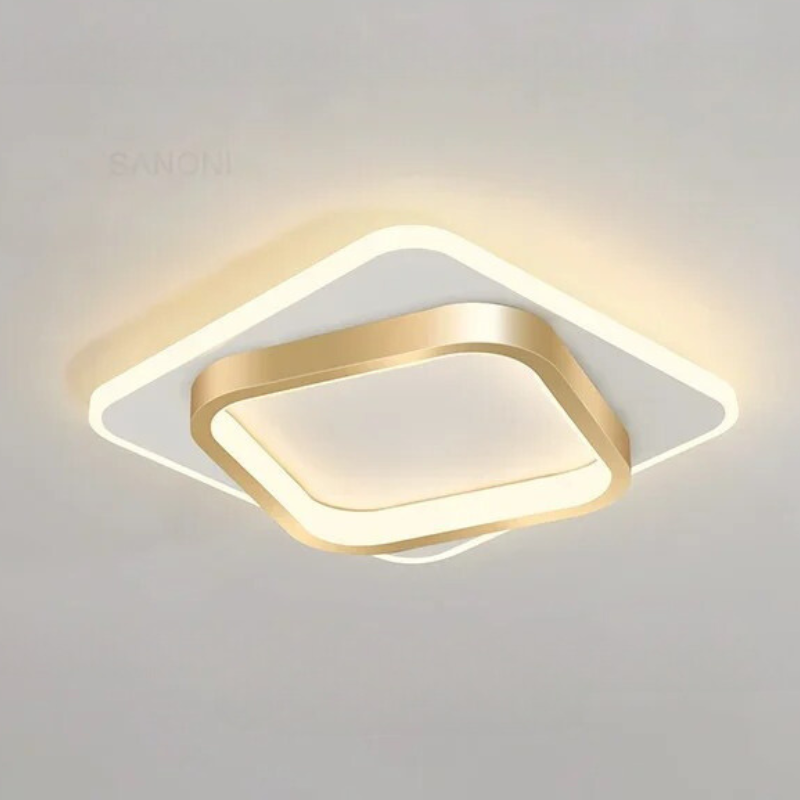 Modern LED Ceiling Light for Stylish Home and Office Spaces Gold