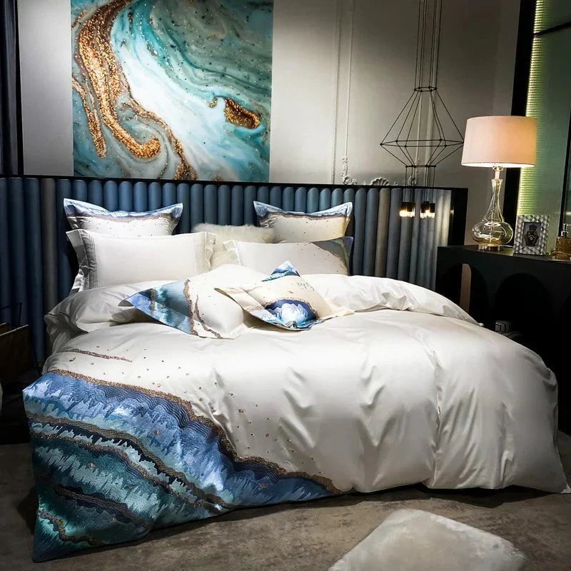 Egyptian Cotton Duvet Cover | Soft, Stylish Bedding for Home Decor White