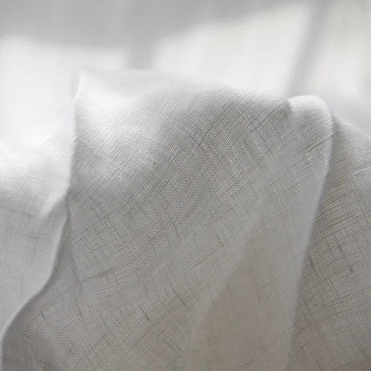 Breathable Pure Linen Sheets for Luxurious Home Comfort and Style White