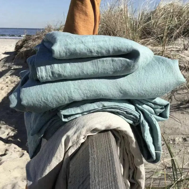 Breathable Pure Linen Sheets for Luxurious Home Comfort and Style