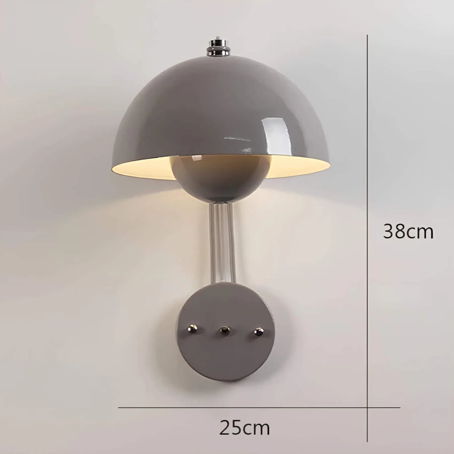 Elegant Wall Light for Stylish Living Spaces - Modern Design for Home & Office Grey