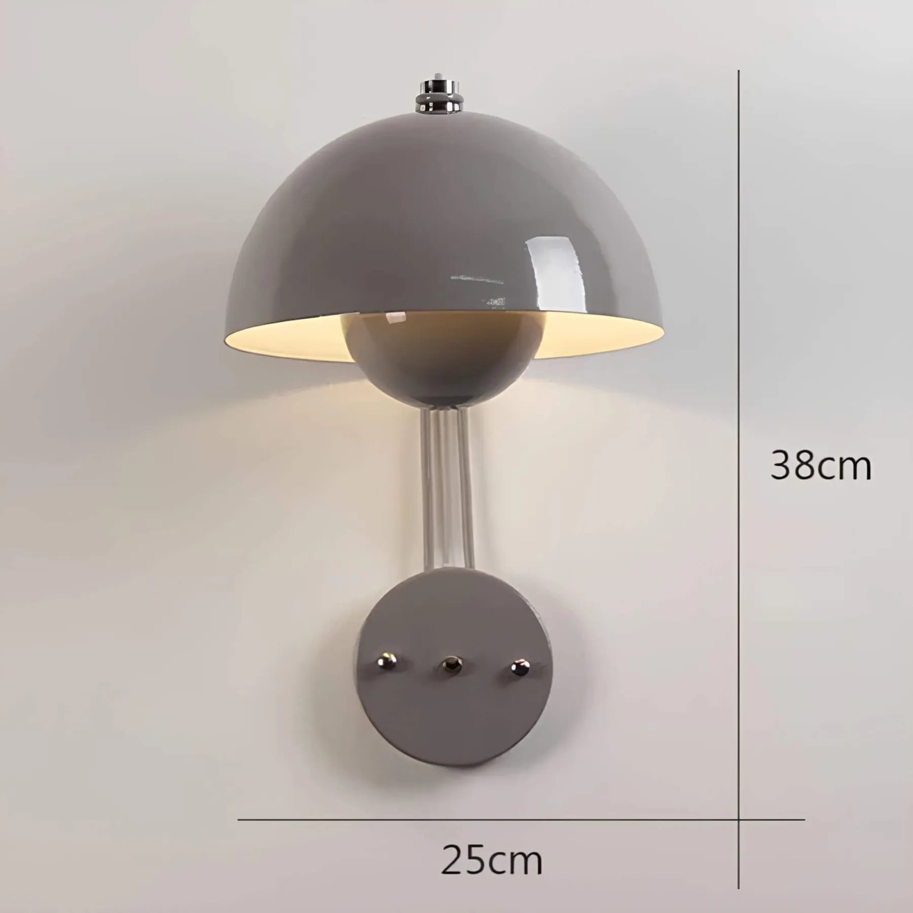 Elegant Wall Light for Stylish Living Spaces - Modern Design for Home & Office Grey