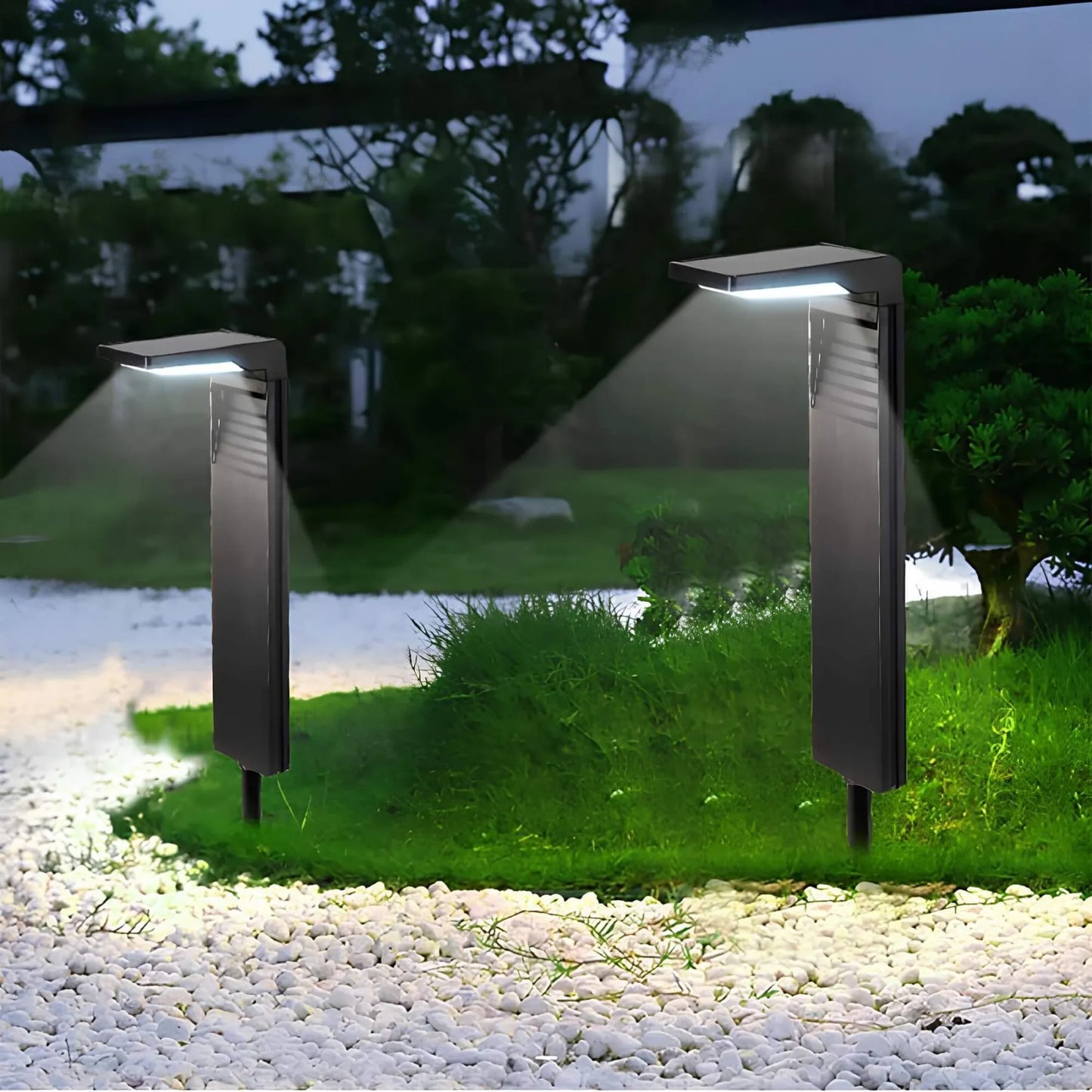 Solar Path Light for Outdoor Atmosphere, Durable LED Garden Lighting White